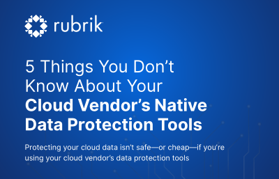 5 Things You Don’t Know About Your Cloud Vendor’s Native Data Protection Tools