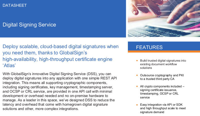 Digital Signing Service
