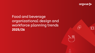 Food and beverage organizational design and workforce planning trends