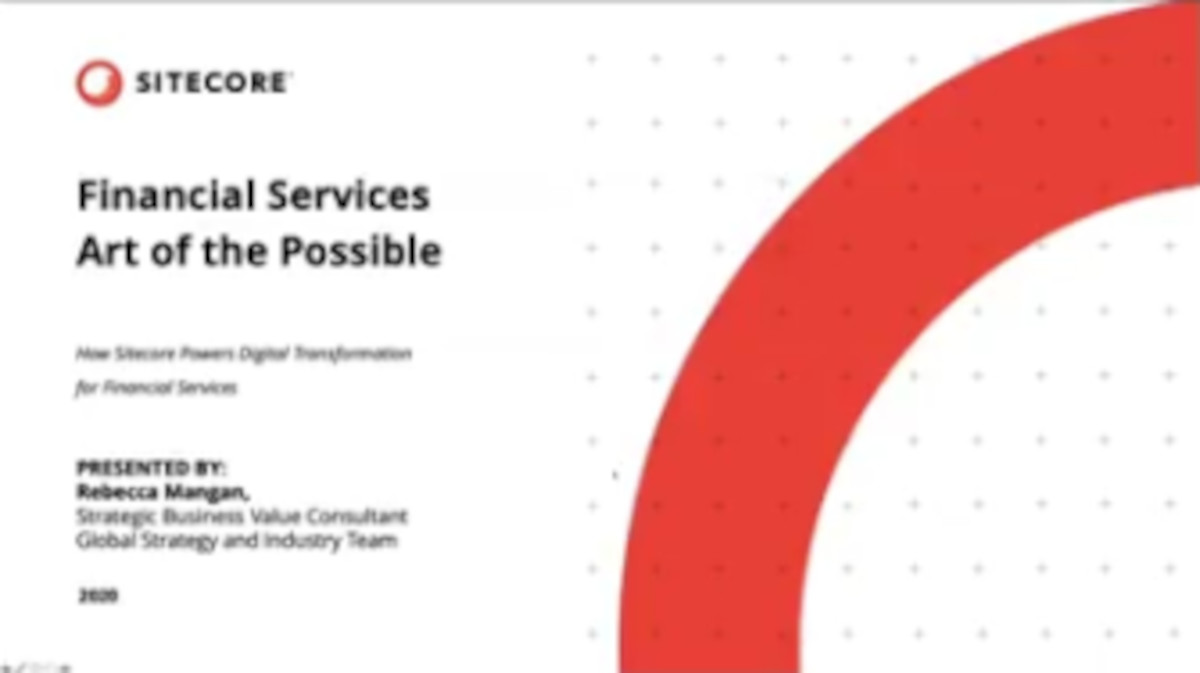 Financial Services - The Art of Possible
