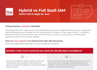 Hybrid vs Full SaaS IAM: Which Path Is Right for You?