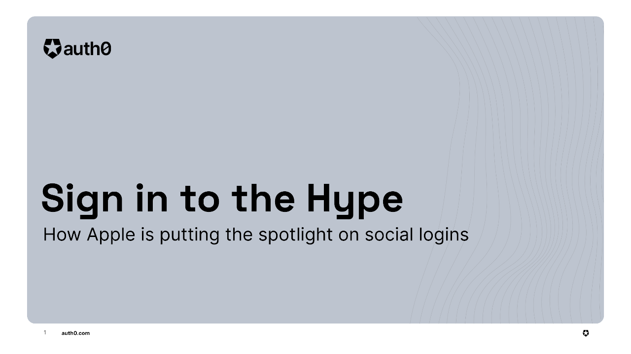 How Apple is Putting the Spotlight on Social Logins