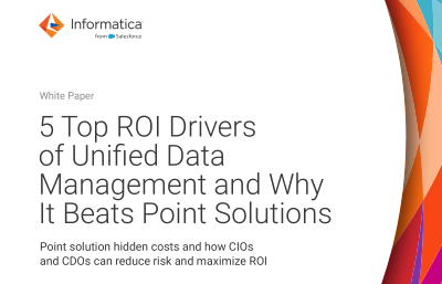 5 ways to turn point solution overhead into ROI with unified data