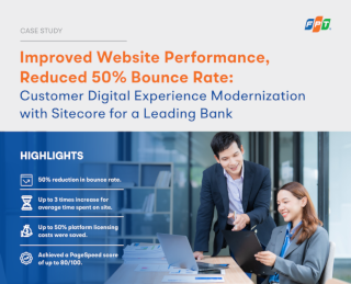 Customer Digital Experience Modernization with Sitecore for a Leading Bank