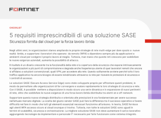 5 requisiti imprescindibili di una soluzione SASE