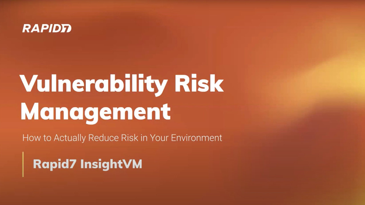 Vulnerability Risk Management