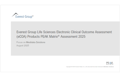 Everest Group Life Sciences (eCOA) Products Peak Matrix® Assessment