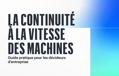 La Continuité À La Vitesse Des Machines