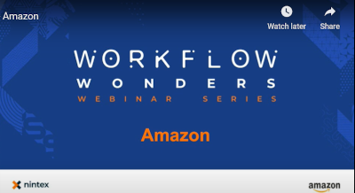 Nintex Workflow and the Amazon Way