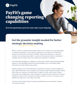 PayFit’s game changing reporting capabilities