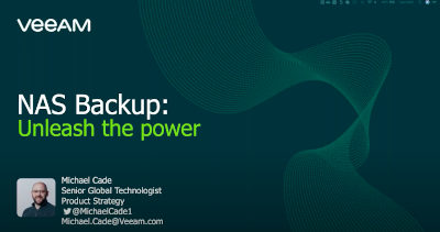 Unleash the power of NAS backup