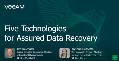 5 technologies for assured data recovery