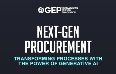 Next-Gen Procurement: Transforming Processes with the Power of Generative AI
