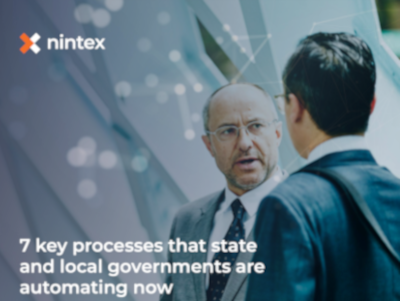 7 Key Processes that State and Local Governments are Automating Now