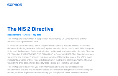 The NIS 2 Directive