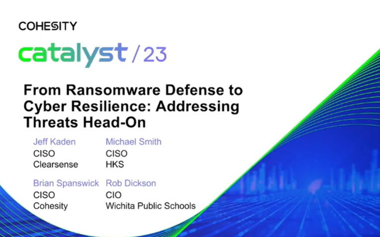 From Ransomware Defense to Cyber Resilience: Addressing Threats Head-On