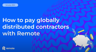 How to pay globally distributed contractors