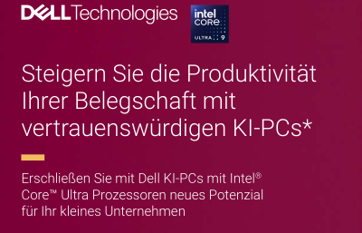 Steigern Sie die Produktivität Ihrer Belegschaft mit vertrauenswürdigen KI-PCs