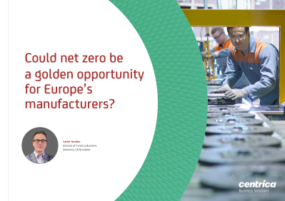 Could net zero be a golden opportunity for Europe’s manufacturers?