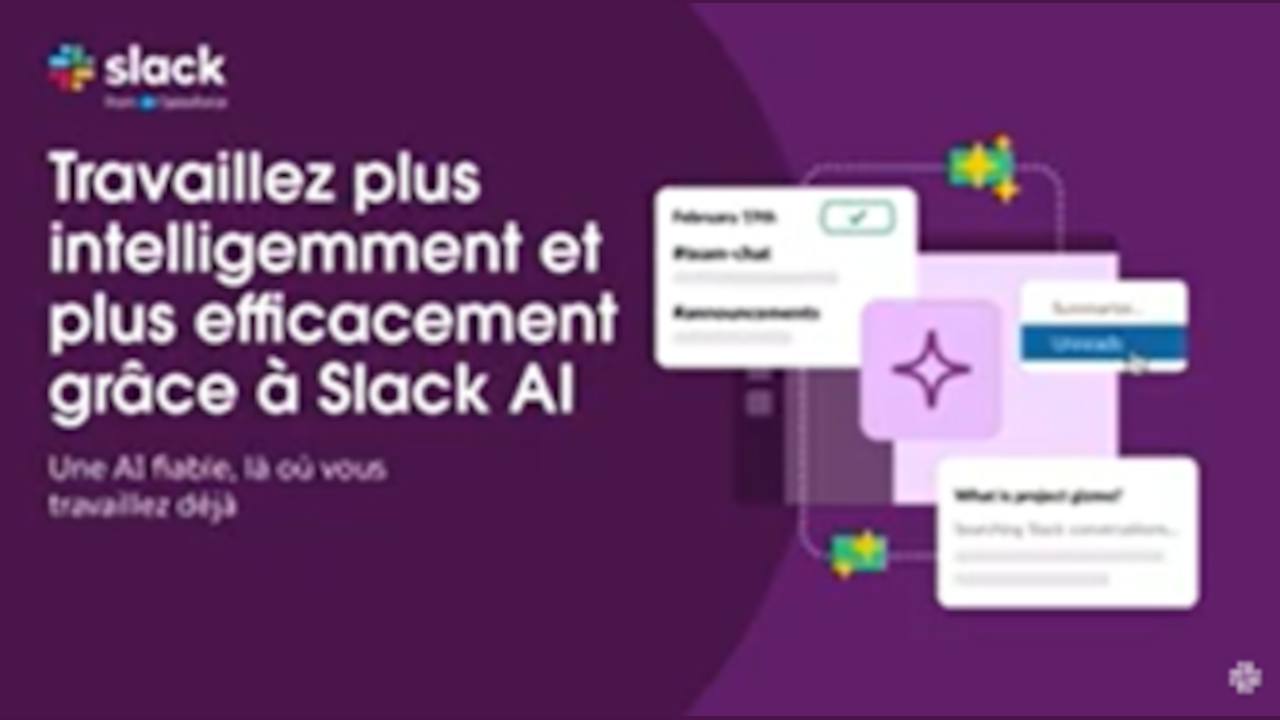 Travaillez plus rapidement et plus efficacement avec Slack AI